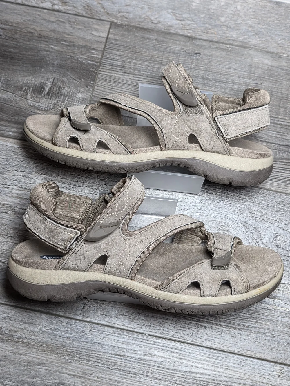 Dr. Scholl's Women's Adelle Ankle Strap Leather Upper Sandals Sz 8.5